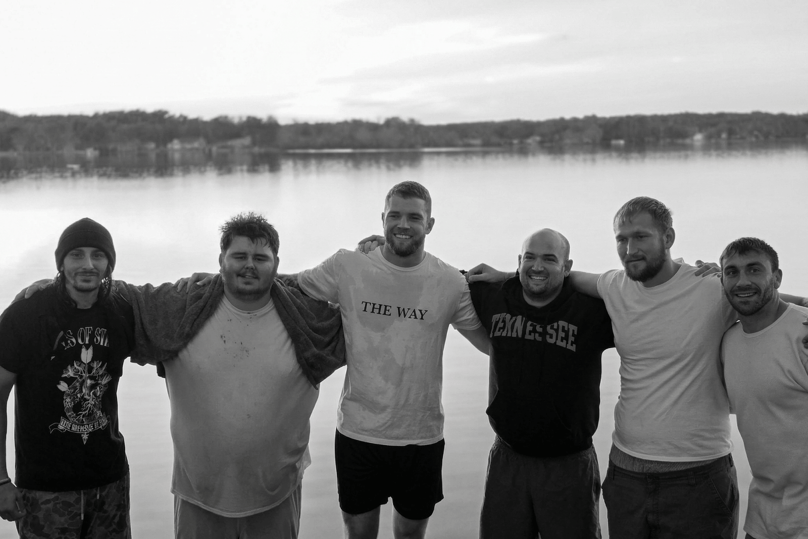 Men at the water